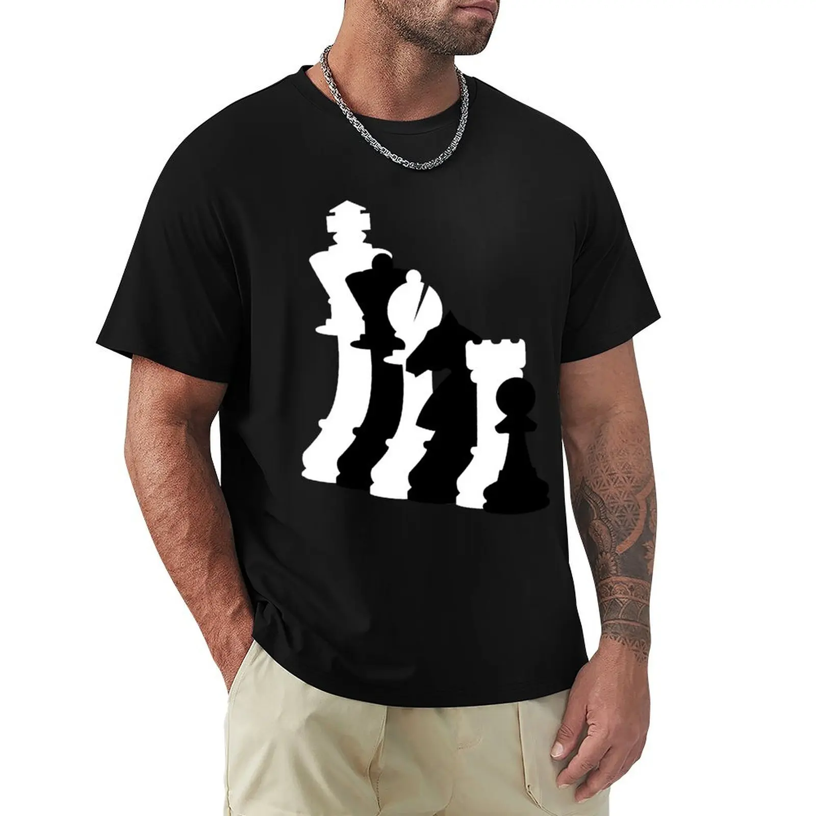 

Chess T-Shirt plus size tops cheap stuff customizeds oversizeds mens graphic t-shirts hip hop