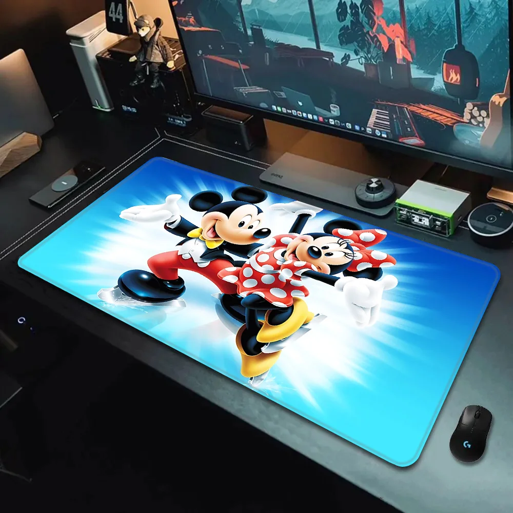 Disney mickey minnie mouse Mousepad HD Printing Computer Gamers Locking Edge Non-slip Mouse Pad XXL90x40cm Keyboard PC Desk Pad