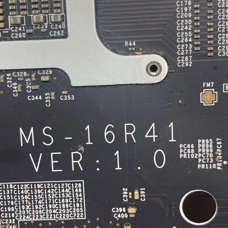 MSI MS-16R41 노트북 마더보드용 메인 보드 MS-16R41 VER:1.0, SRFCR I5-9300H CPU 포함, GTX1650, GTX1650TI 100%, 잘 작동