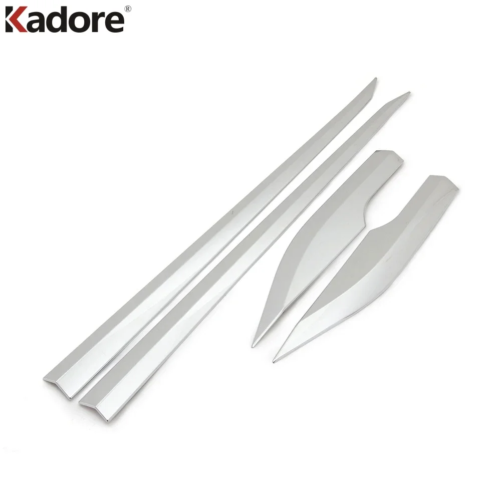 Side Door Body Moulding Line Strips Cover Trim Chrome Car Exterior Accessories For Toyota CHR C-HR 2016 2017 2018 2019-2022