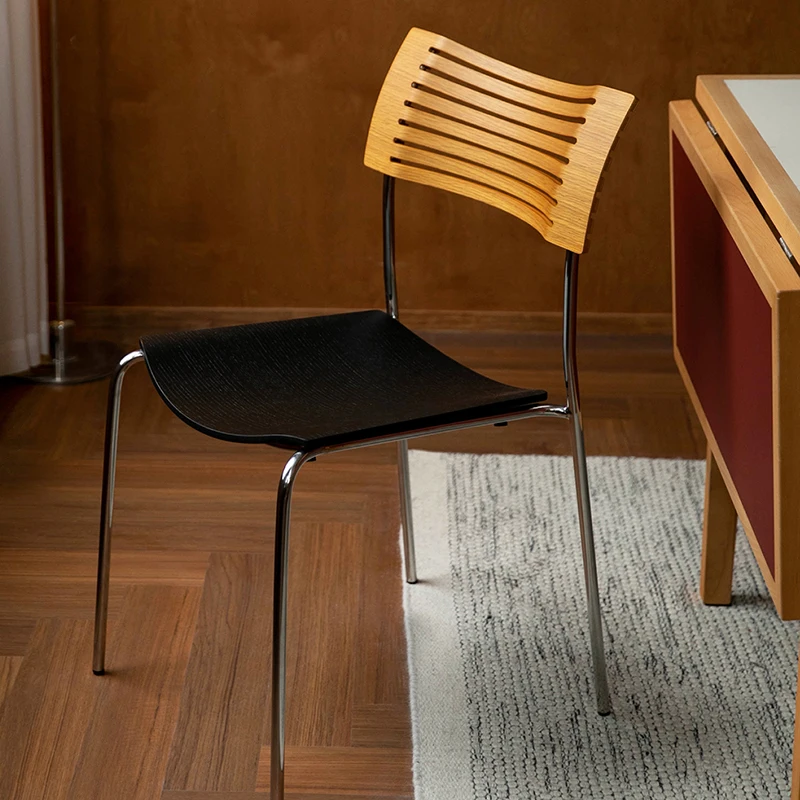 

Minimalist Waiting Dining Chairs Clear Office Metal Kids Dining Chairs Hotel Replica Sillas Para Comedor Postmodern Furniture