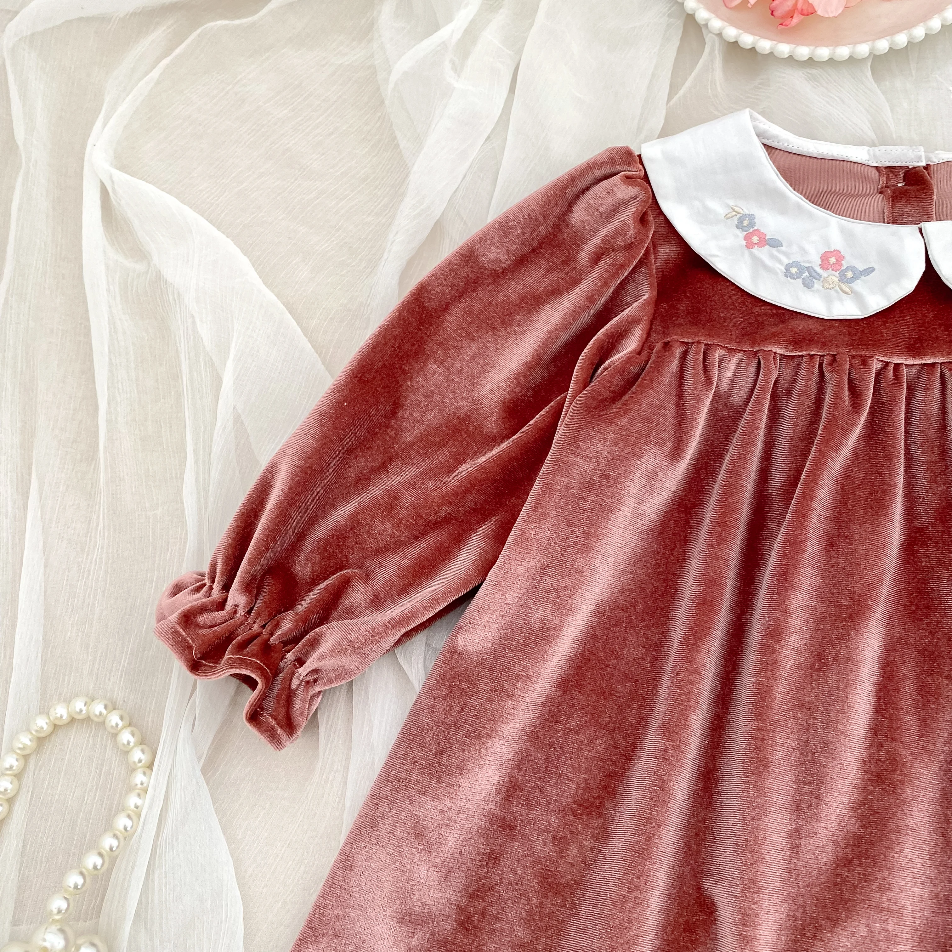Herbst Baby Mädchen Kleidung Stickerei Weihnachten Party Kleid Kostüm 1-6Yrs Kleinkind Mädchen Geburtstag Kinder Kleidung Weihnachten Kleider – Detail 26