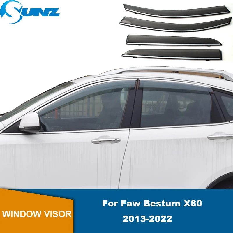 

Car Window Visor For Faw Besturn X80 2013 2014 2015 2016 2017 2018 2019 2020 2021 2022 Door Visor Weathershield Sun Rain Guard