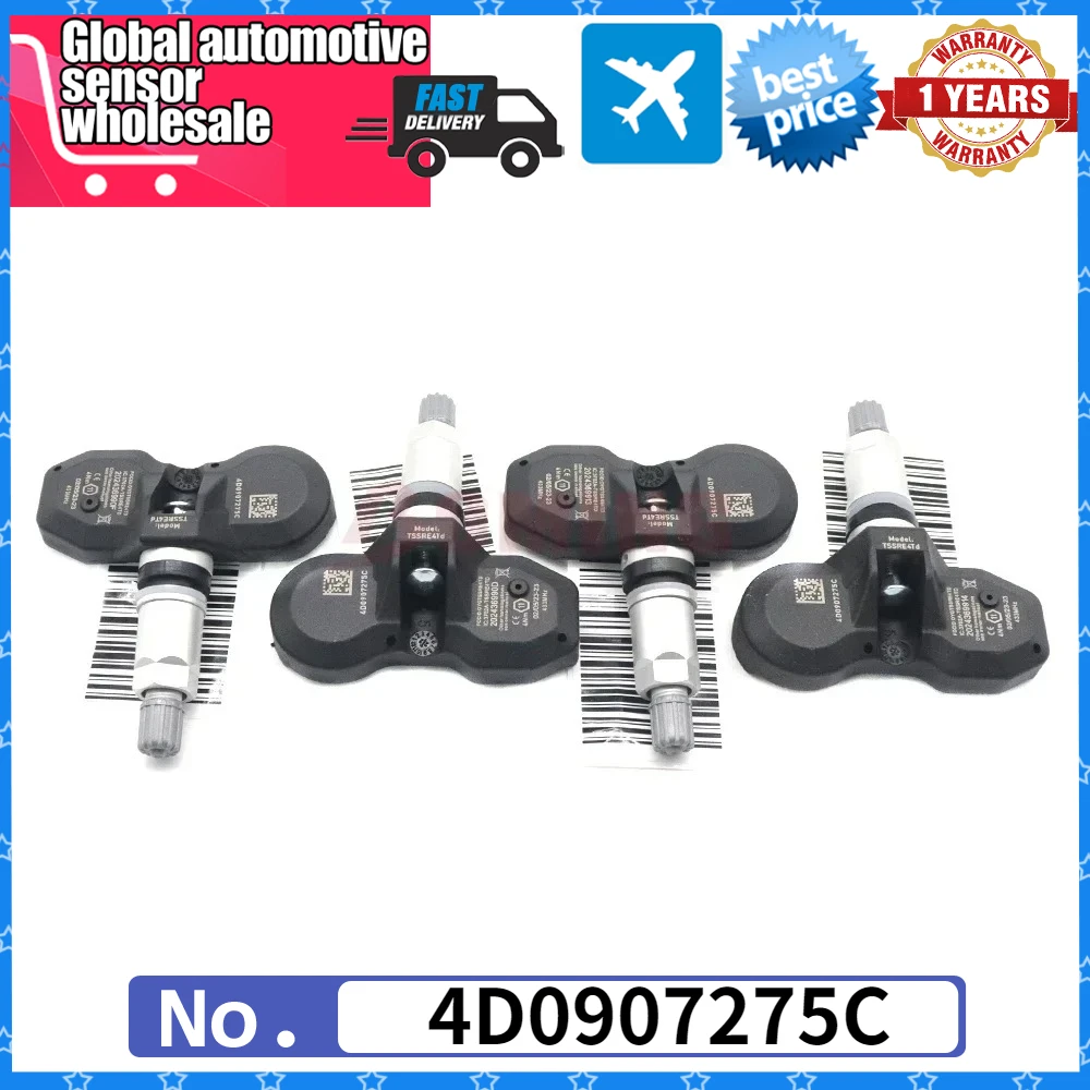 

Датчик контроля давления в шинах TPMS 4D0907275C для Volkswagen Phaeton 2004-2009 Audi A8 S8 Bentley Continental GT 433 МГц, новый