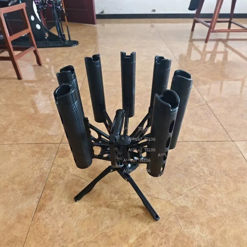 360-rotating-fishing-rod-rack-gatling-style-7-holder-swivel-stand-boat-kayak-organizer