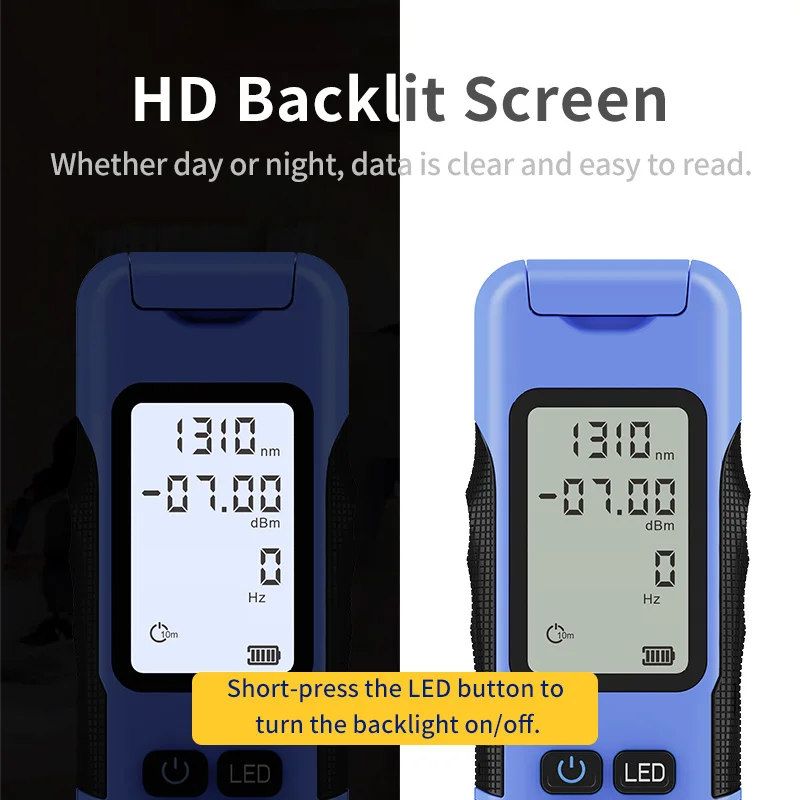 ハンドヘルド 1310/1550nm 光ファイバー L-aser 安定した光源 調整可能な発光値 光ファイバー光源