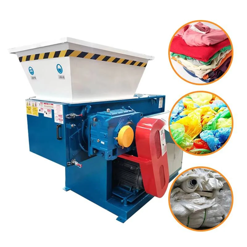 

Fiber Shreds Fabric Textile Yarn Waste Shredder Fully Automatic Single Axis Shredder For Household Kitchen Waste
