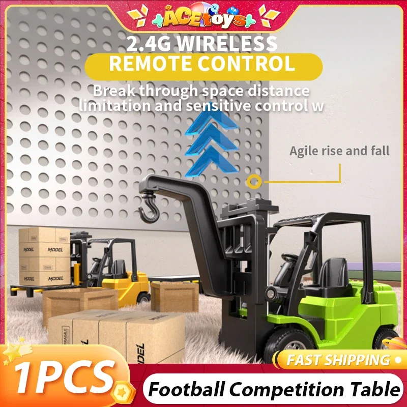 

RC сплав вилочный погрузчик набор 2,4G беспроводной мини настольный инженерный игрушки DIY 1:64 украшения настольные игрушки модель автомобиля мальчик рождественские подарки