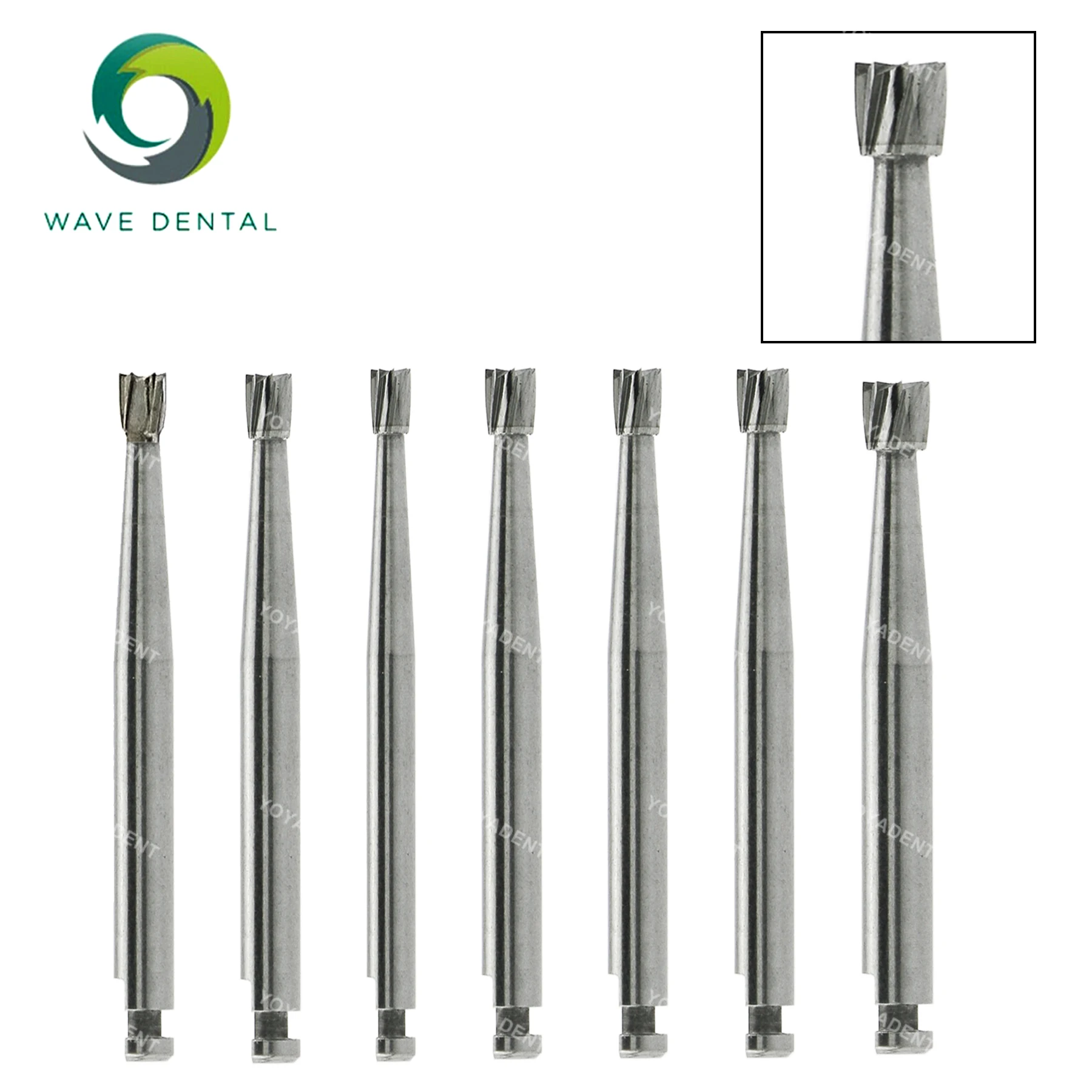 موجة طب الأسنان الحفر كربيد التنغستن الفراولة التدريبات 2.35 مللي متر ل قبضة يد بسرعة منخفضة أدوات طبيب الأسنان 5 قطعة/الحزمة أدوات طب الأسنان