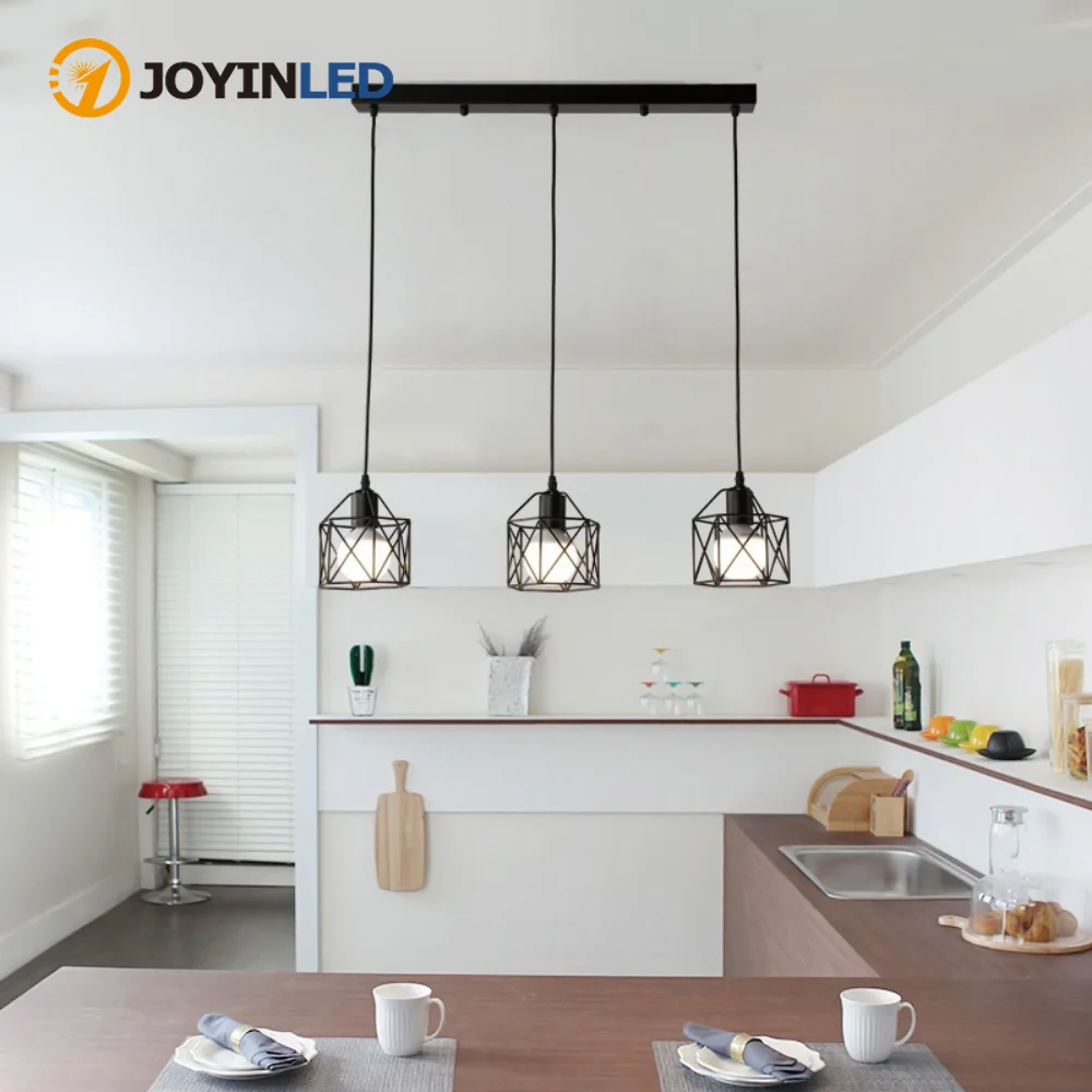 Nordic Creative Iron Single Head Chandelier Simple Modern Personality Living Bar Table Bedroom Dining Decoration Light Fixture