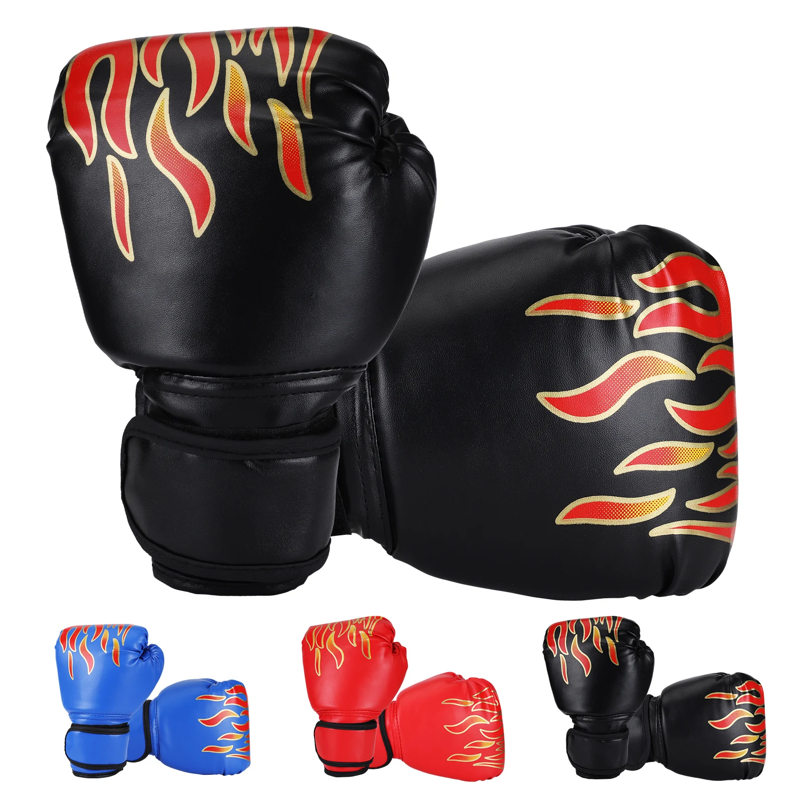 Boxing Glove Leather Kickboxing Protective Glove Kids Children Punching Training Sanda Sports Supplies Kids Boxing Gloves