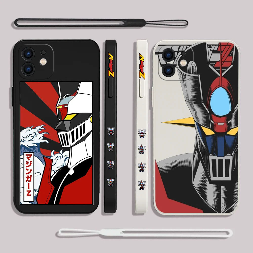 Manga Mazinger Z Phone Case For Xiaomi Mi 13 12 12T 12S 11 11T Ultra 10 10T 9 9T 9SE 8 Pro Lite 5G Liquid Silicone Cover