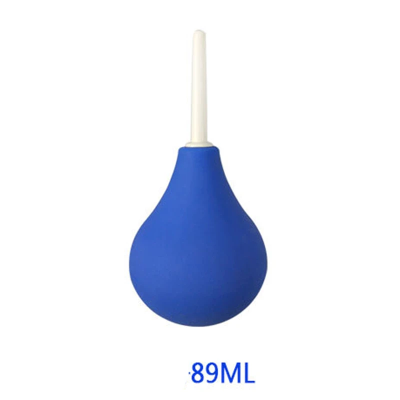 1Pc 89ml Portable Bidet Cleaner Rectal Enemator Enema Syringe Stream Douche Enema Colon System Silicone Bottle Cleaning Bidet