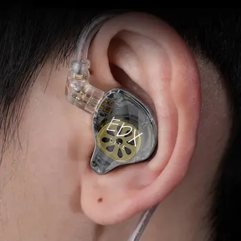 KZ EDX Lite IEM監聽耳機 動圈高傳真低音音樂耳塞 入耳式有線耳機 降噪運動遊戲耳機 8 最佳銷售 高傳真耳機 - №3