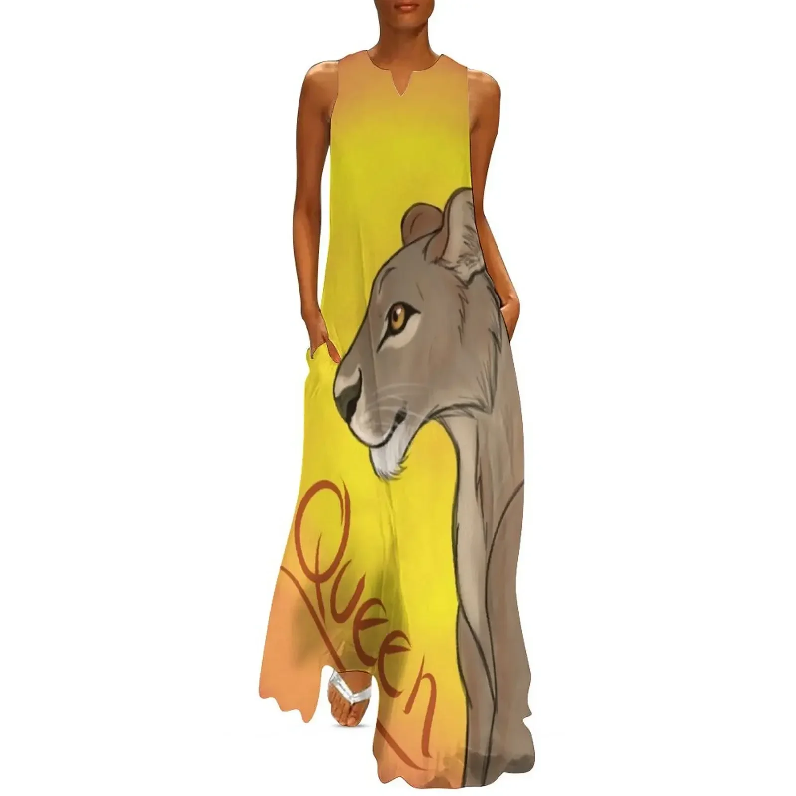 

Lioness Queen Long Dress dresses for woman long dress women summer prom dresses Woman dresses Dress