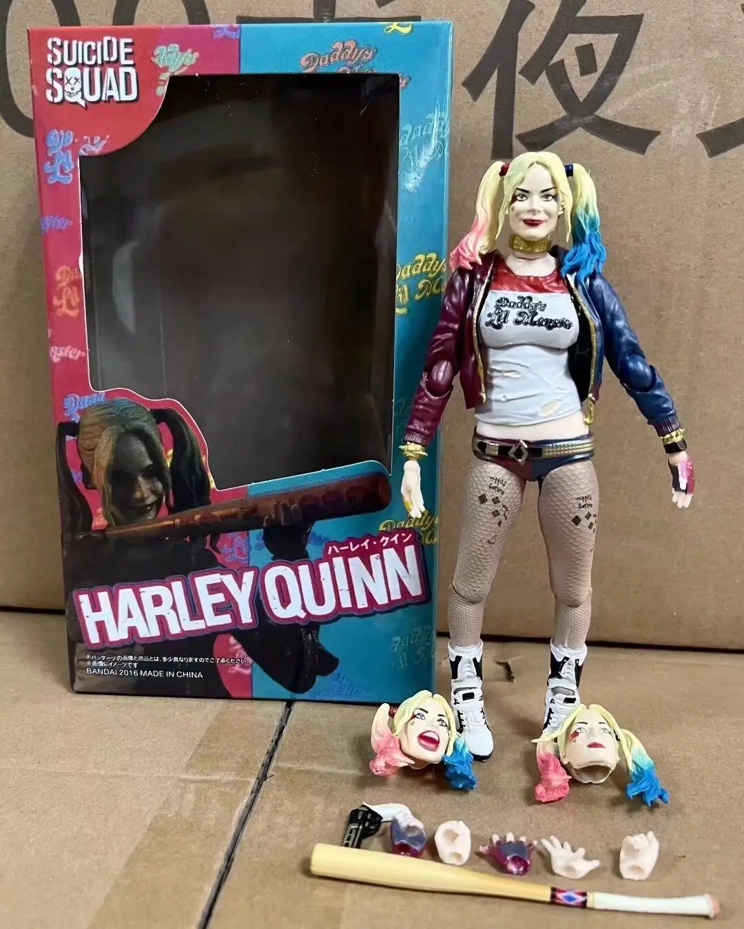 Anime filme esquadrão suicida harley quinn mobilidade conjunta figuras de ação pvc modelo estátua brinquedos boneca decoração mesa presentes