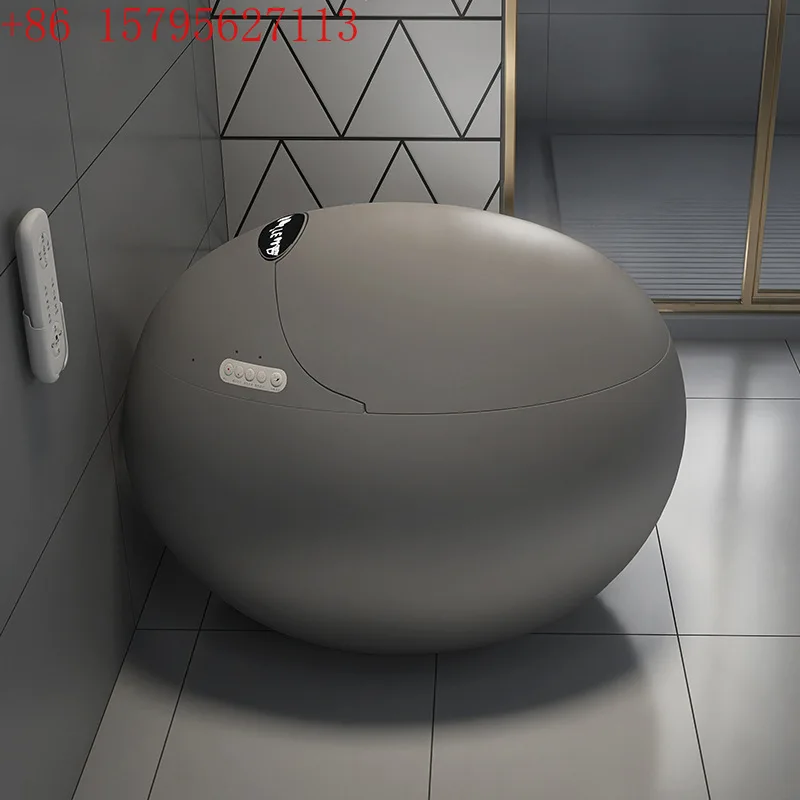 

Egg-shaped smart toilet, small apartment bathroom automatic integrated unicorn egg