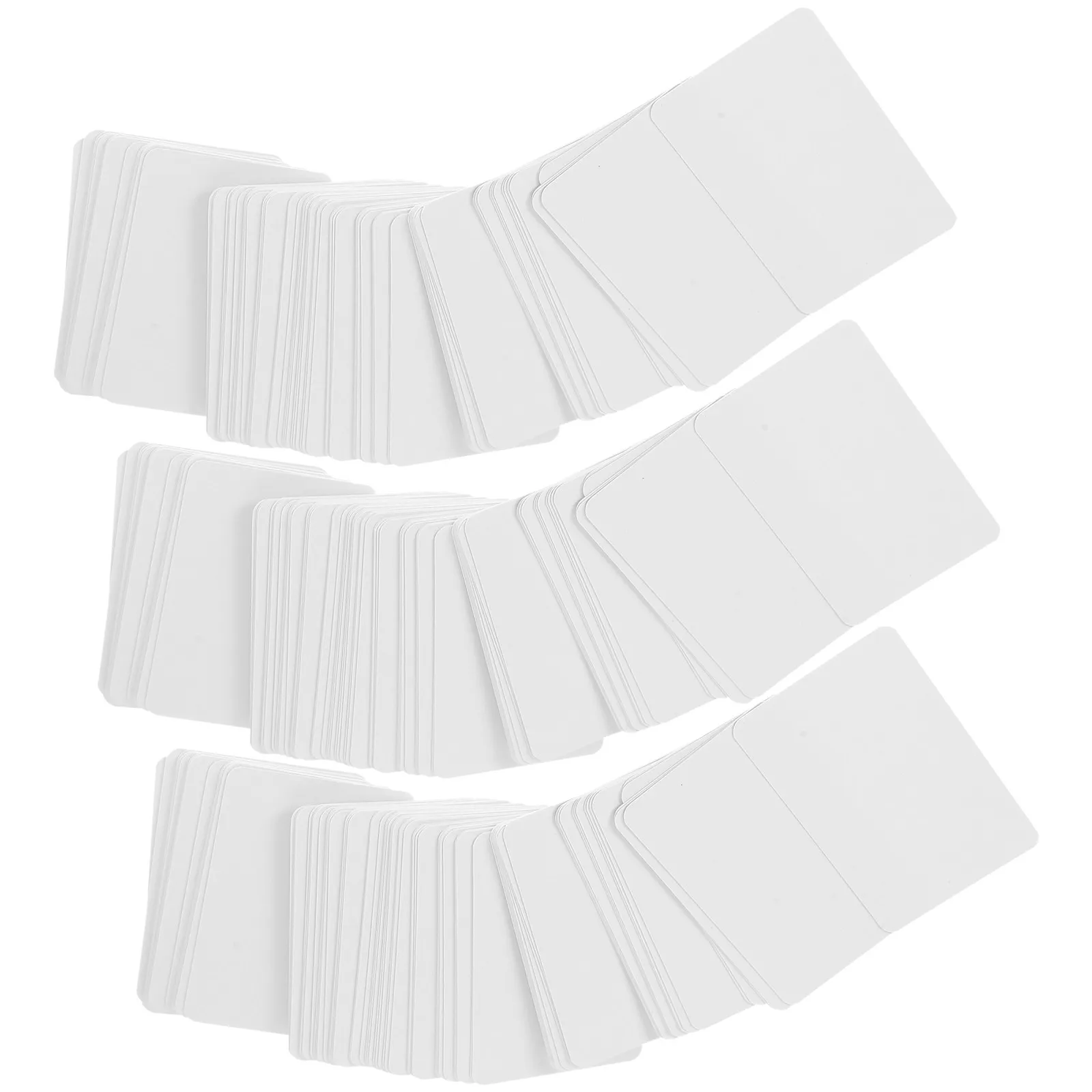 

3 коробки компактных пустых карточек, маленькие карточки для заметок, гладкая бумага, безопасный дизайн с закругленными углами, для планирования, расписания, дневника, на английском языке