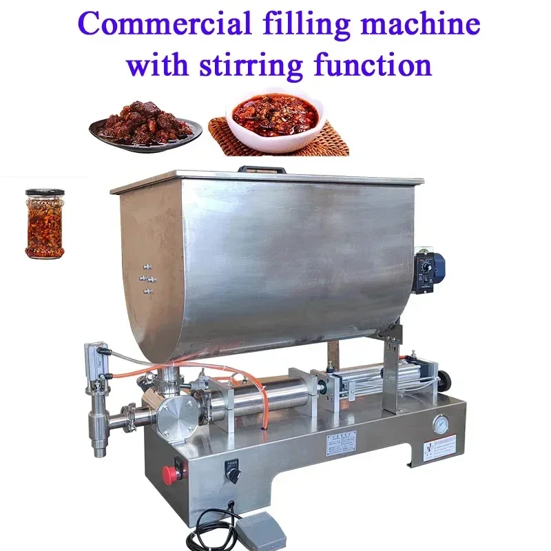 

PBOBP Commercial Honey Filling Machine Automatic Sesame Paste Intelligent Equipped With Stirring Function Filler Machines