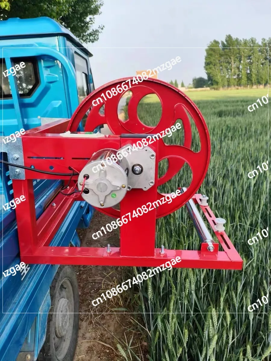48V-60V Portable automatic high-power electric drip irrigation with micro-spray tape Household pipe reeling machine Agricultural