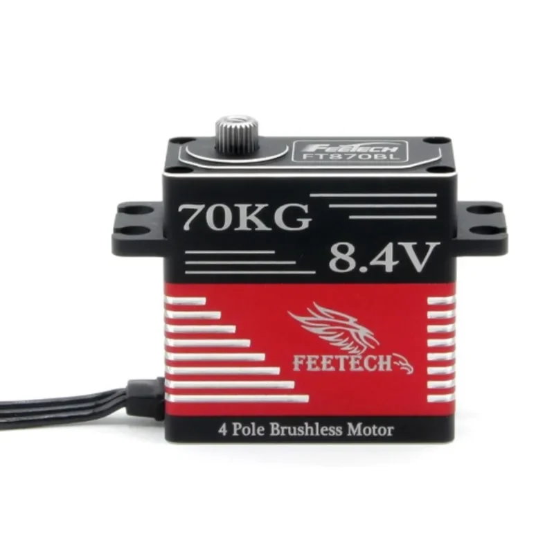 SmCp55kg 75kg Brushless Motor Titanium Gear 78g 180 Degree Single Shaft Servo Motors RC Parts Digital Servos For RC Robot FT870B