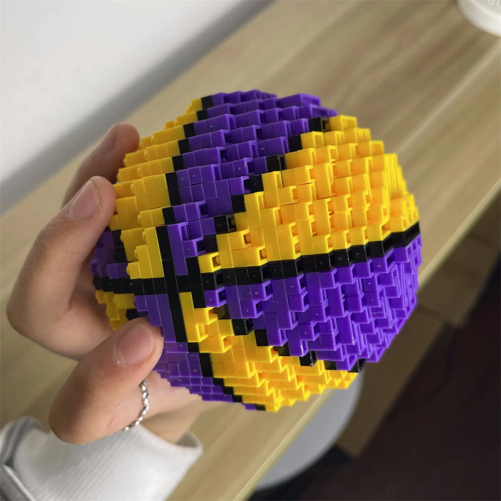 

Basketball Soccer Model Micro Mini Building Blocks Toys Boys' Favorite Sports Models Perfect Desktop Decor Holiday Gifts for Fun