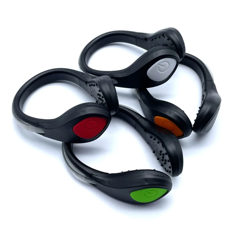 أضواء مشبك أحذية مضيئة بنمط جديد لرياضة الجري، مناسبة للجري الليلي في الهواء الطلق وركوب الدراجات والرقص الهيب هوب