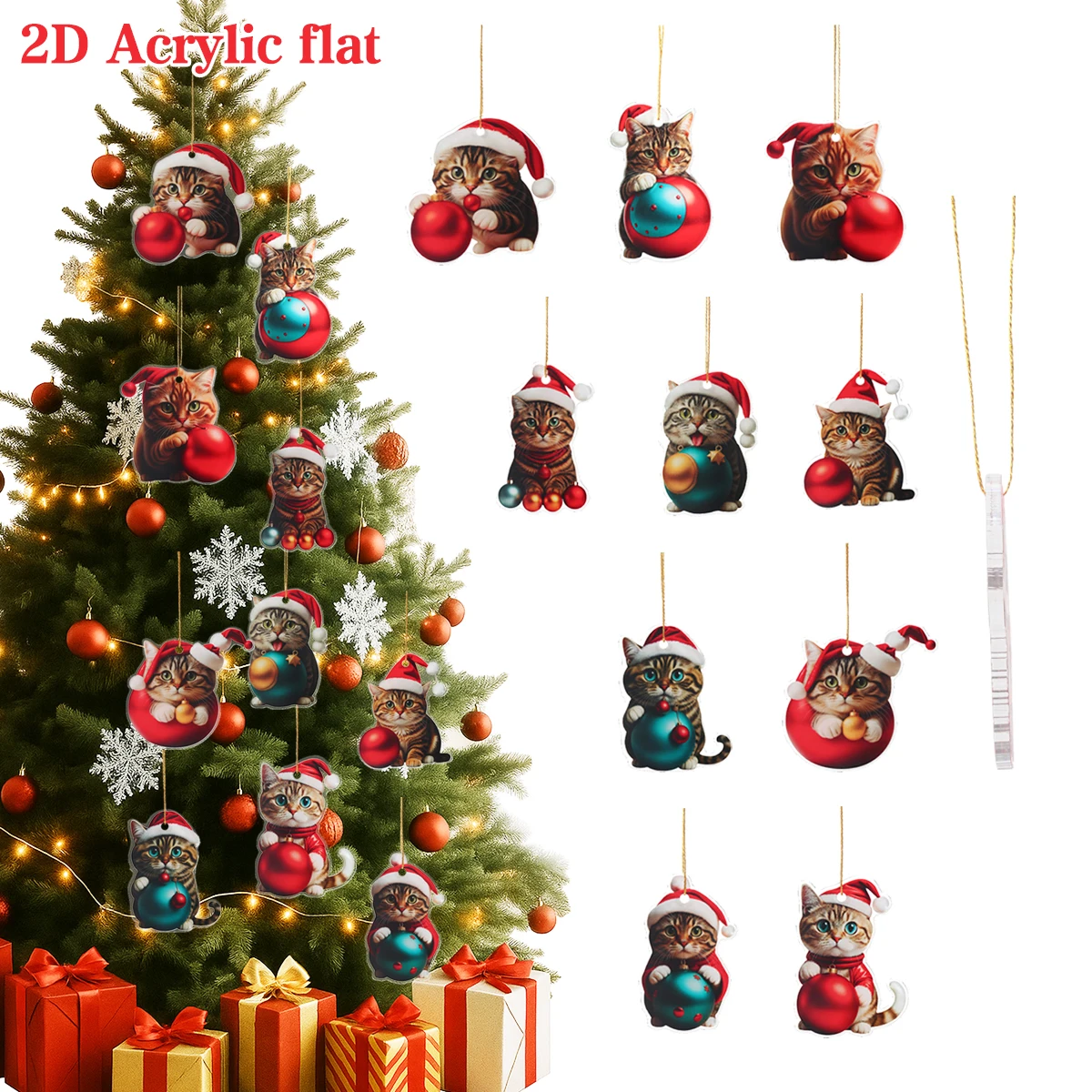 Cute Cat 2D Acrylic… - image