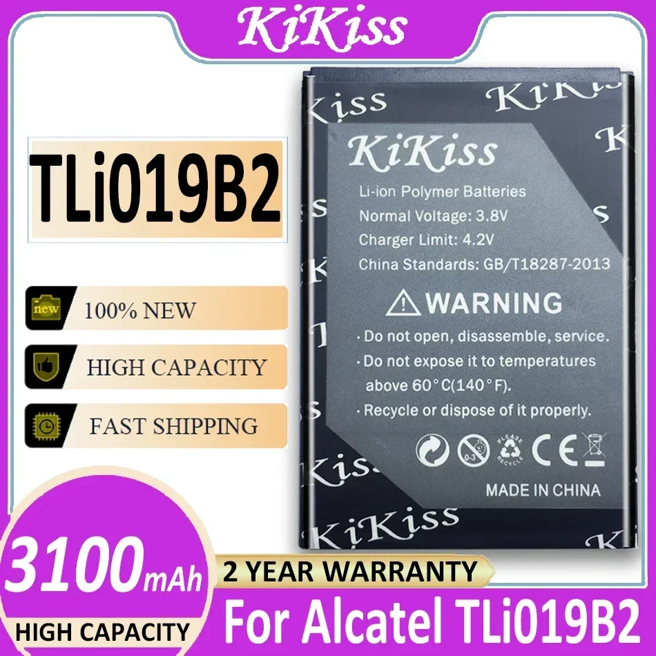 3100mAh High Quality TLI019B1 TLi019B2 1900mAh Battery for ALCATEL One Touch POP C7 OT-7041 7041D Dual CAB1900003C2