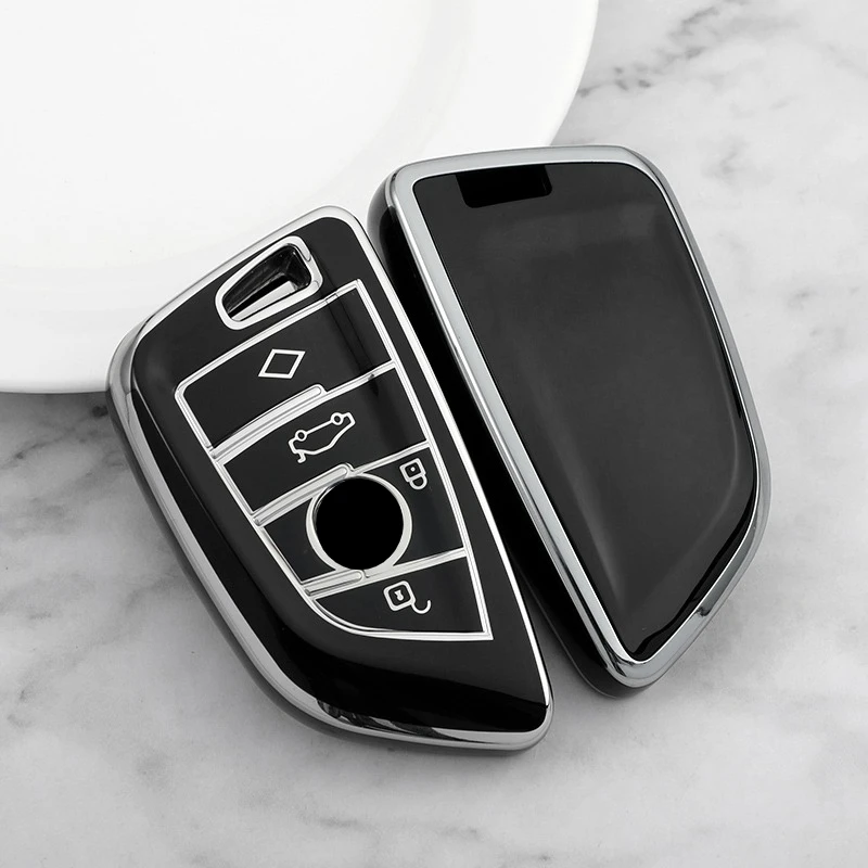 Funda de TPU para llave remota de coche, accesorios para BMW X1 X3 X5 X6 X7 1 3 5 6 7 Series G20 G30 G11 F15 F16 G01 G02 F48