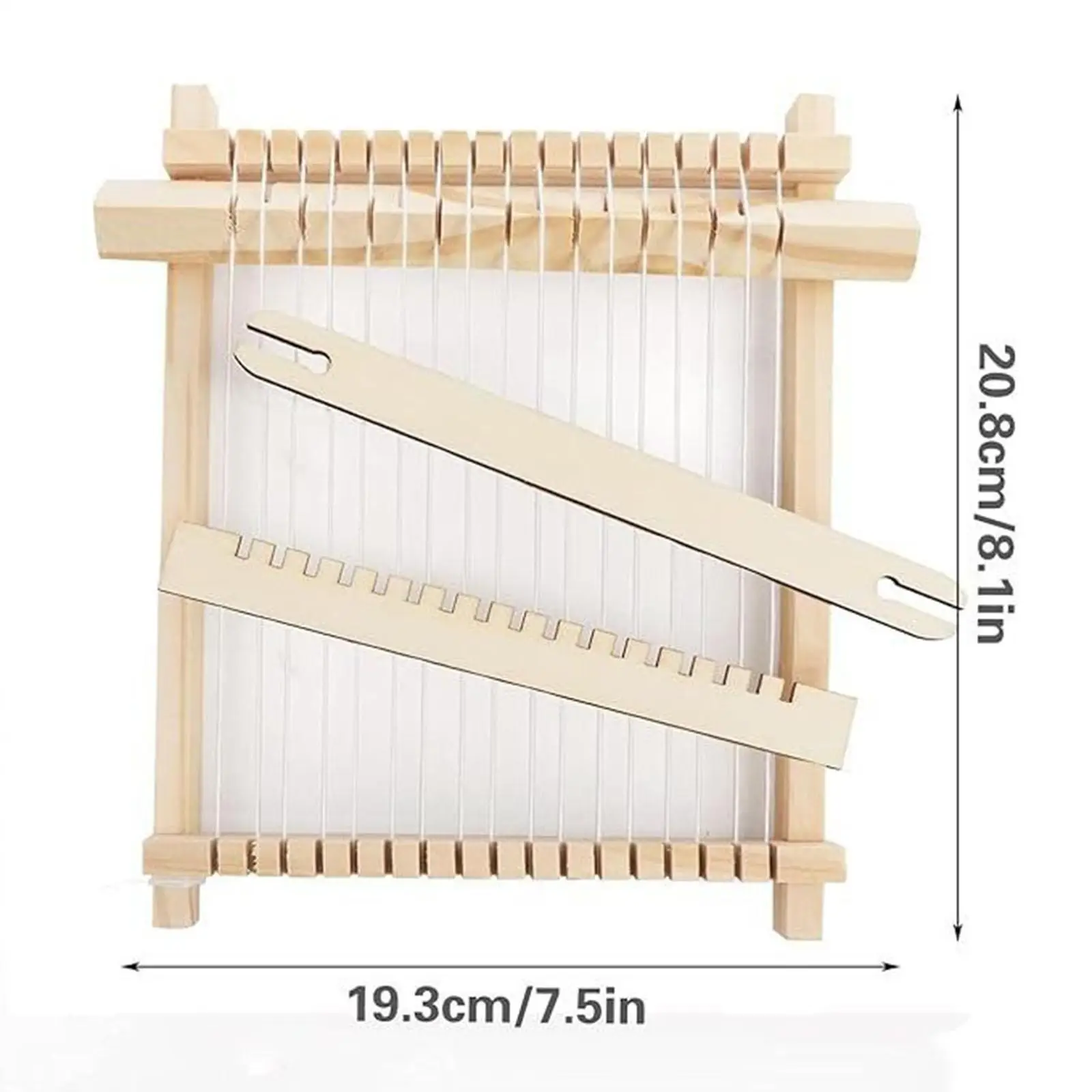 Wooden Weaving Looms Kit DIY Craft Handmade Art Supplies Creative Hand Knitting Tool Tapestry Loom for Hats Blankets Sewing view 3