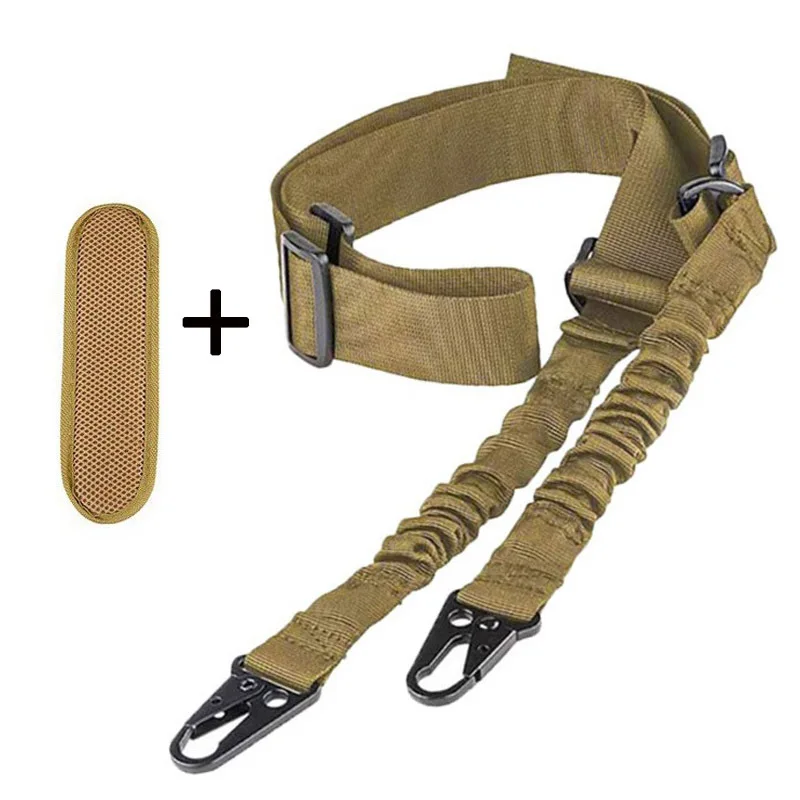 Taktische Gun Sling Zwei Punkte Gewehr Sling Einstellbare Länge Multi-Mission Strap für AR AK Gewehr Universal QD Sling Outdoor