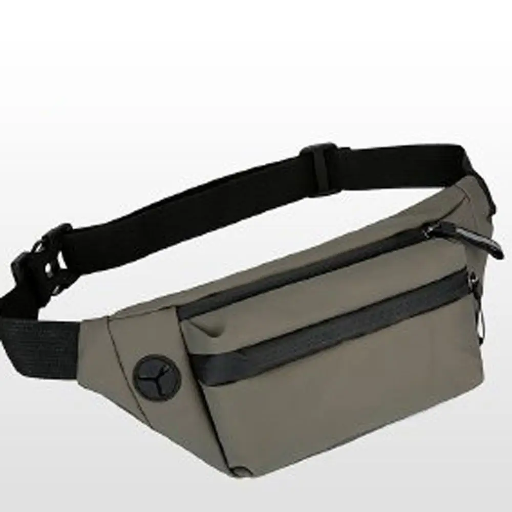 

Travel Waterproof Fashion Nylon Simple Multi-Layer Crossbody Bag Shoulder Bag Messenger Bag Men's Waist Bag
