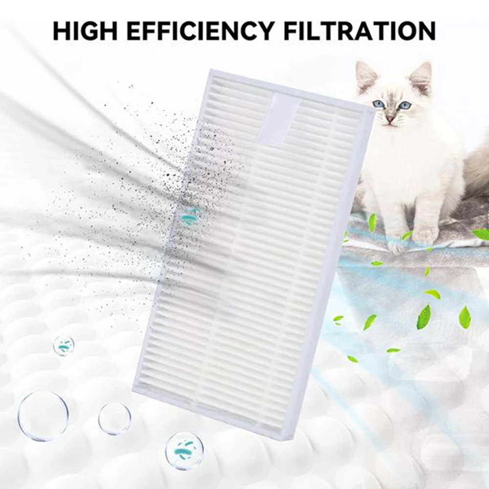 ABLL-สําหรับ Eureka E10s / Obode A8 / ETA AURUM Pro 624 เครื่องดูดฝุ่นหุ่นยนต์หลักแปรงด้านข้าง HEPA FILTER Mop ผ้าอะไหล่