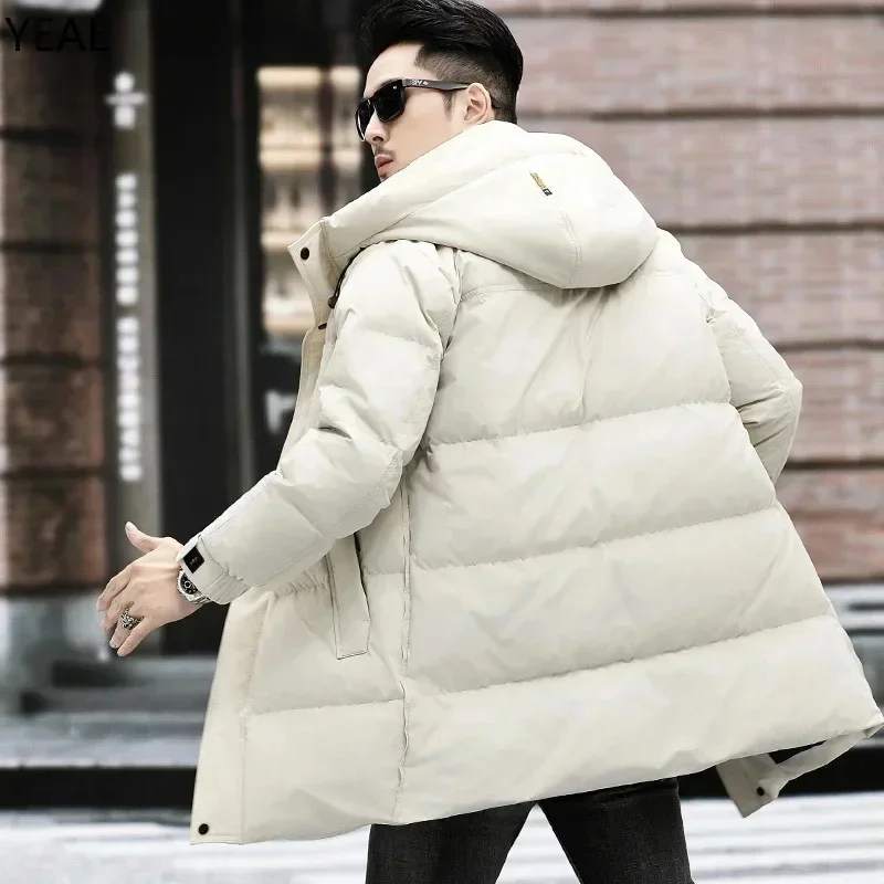 Long Down Jacket Man Goose Padding Designer Clothes Men Hooded s Winter for Male Coat Casual Sack