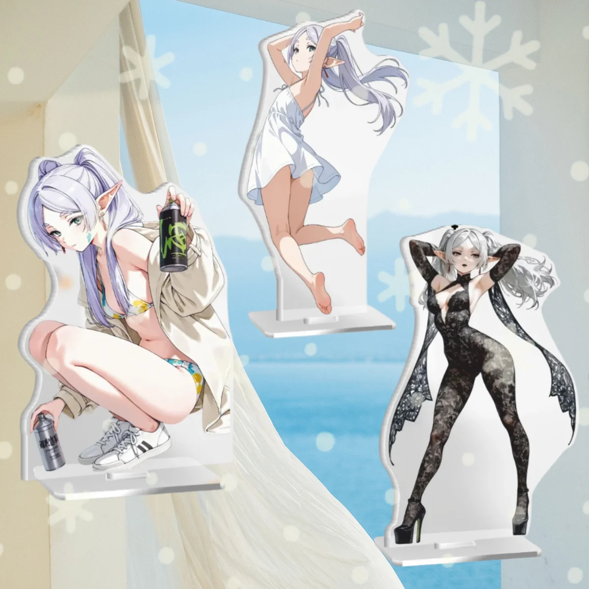 

15Cm Acrylic Standing Sign for Frieren: Beyond Journey's End Fern Frieren Anime Character Collection Acrylic Desktop Decoration