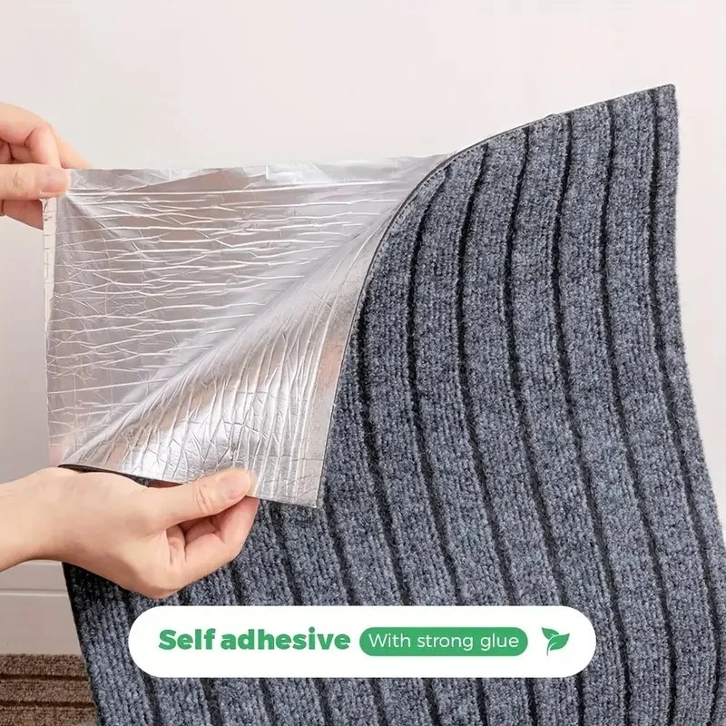 1 لفة من ملصقات الأرضية ذاتية اللصق، ملصقات الحائط، أرضية الحائط للمطبخ، سجادات الباب، مكتب غرفة النوم، غرفة المعيشة