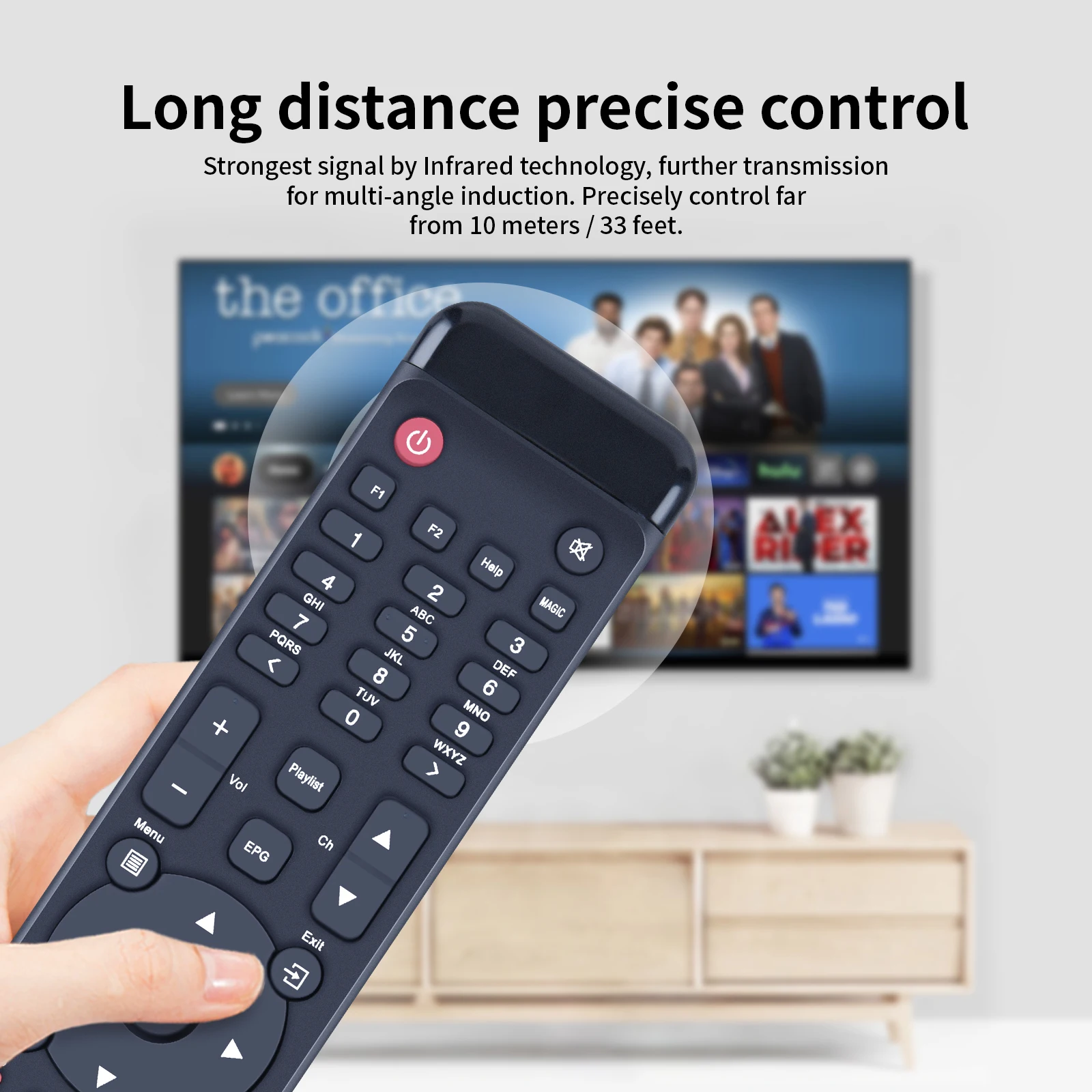 جهاز تحكم عن بعد جديد لجهاز استقبال Amiko Viper 4K UHD Combo