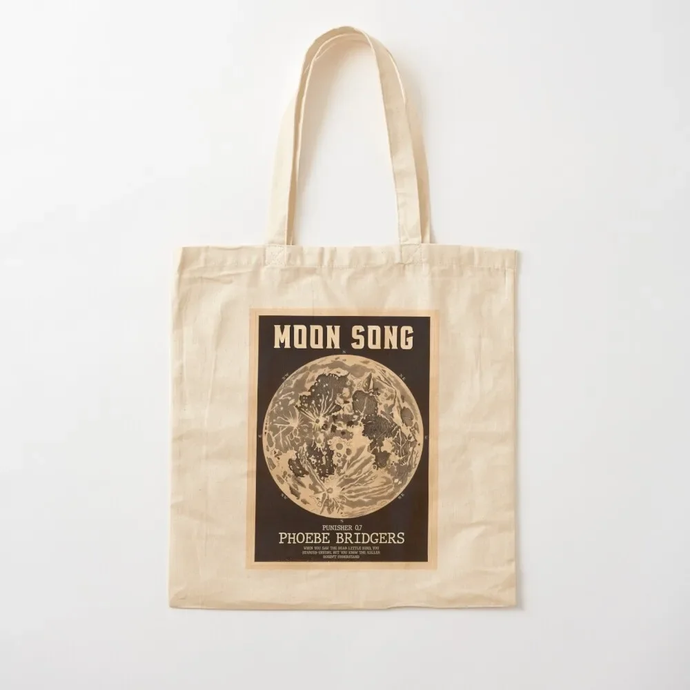 

Phoebe Bridgers Moon Song Tote Bag women bag Candy bags Cloth bag