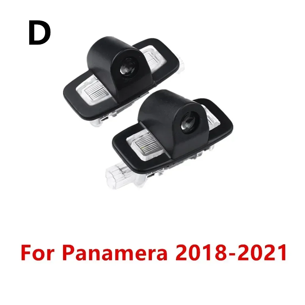 Lámpara LED de bienvenida para puerta de coche, accesorio con 2 piezas, compatible con Porsche Panamera 970 971 Cayenne 958 955 Macan 95b Boxster Cayman 981