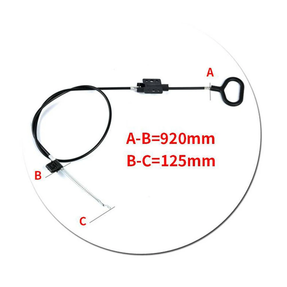 Recliner D-Ring Cable Spring Cable Recliner Pull Tab Sofa Switch Control Parts 98CM Brake Line Pull Ring Pull Wire