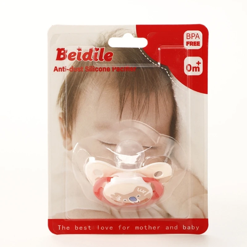 Soft Silicone Soothing Baby Pacifier Portable Newborn Boy Girl Sleep Soother