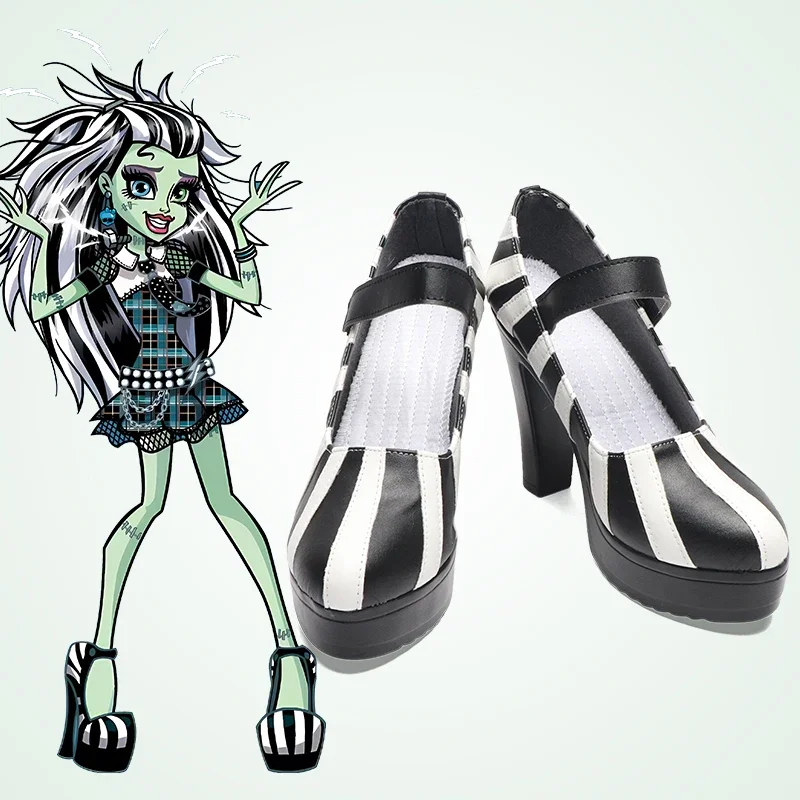 

Frankie Stein Cosplay Shoes Halloween Carnival Boots PU Shoes Cosplay Props Custom Made