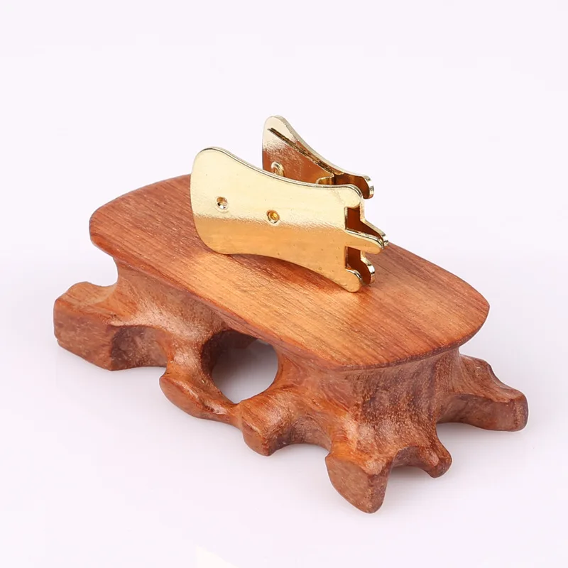 Erhu marmitta Two Huqin Code Clip silenziatore in metallo Clip silenziatore silenziatore musicale dorato Erhu accessori per strumenti a corda