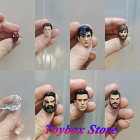 1/12 Marvel Legend Simple Painted Sprder-Man Peter Parker Cable Thor Daredevil Superman Head Sculpt For 6\