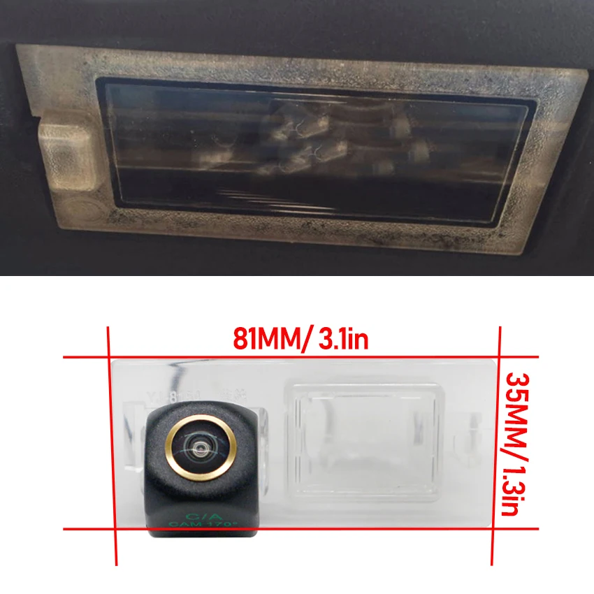 Car Reversing Rear View Camera Night Vision Waterproof For Fiat 500 500C 500S Abarth 2007~2011 2012 2013 2014 2015 2016 2017