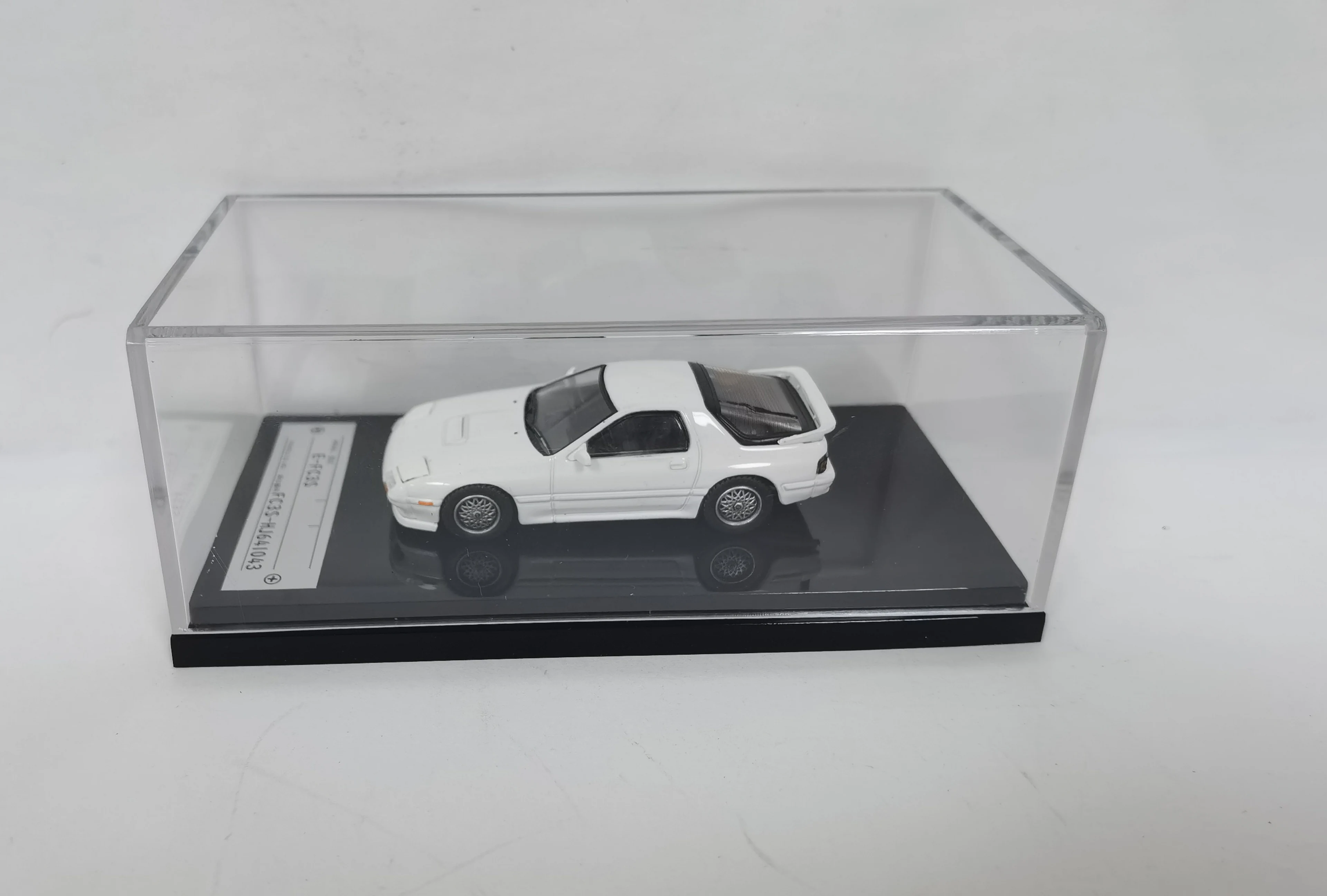 Diecast HJ641043FW 1/64 Mazda RX-7 (FC3S) Infini Crystal White For Collection