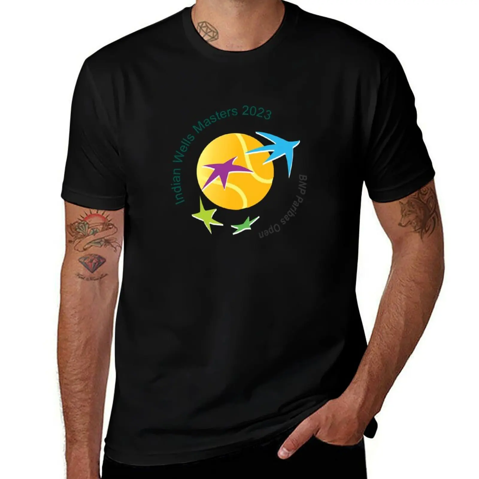 Indian Wells Masters BNP paribas open 2023 T-Shirt Water Resistant Casual T-Shirt