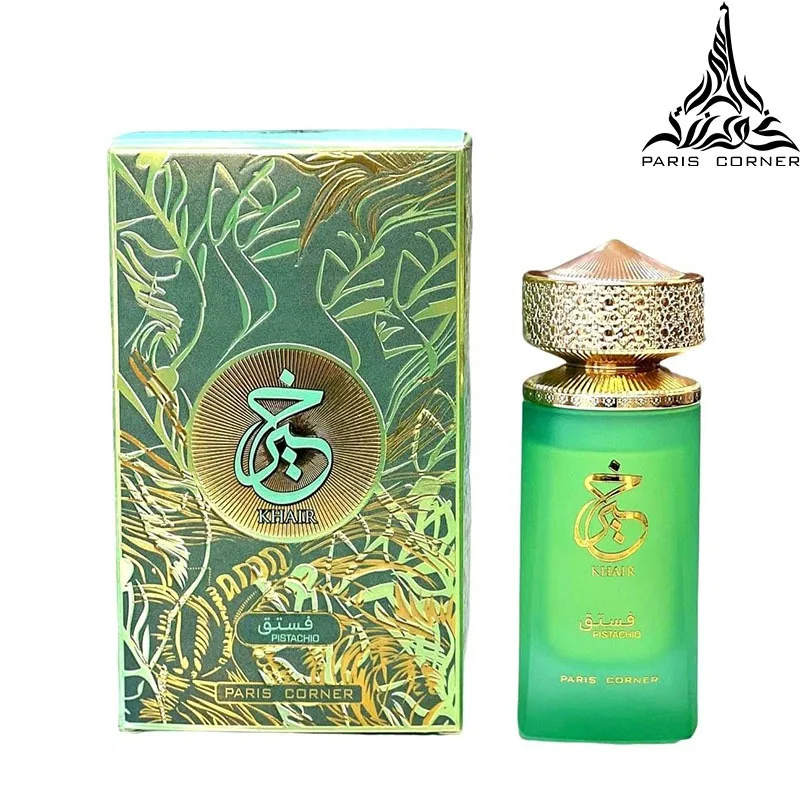 

Paris Corner Pistachio Khair Unisex Perfume 3.4 Fl Oz Edp for Men and Women Long Lasting Arabian Perfume, Premium Perfume Men