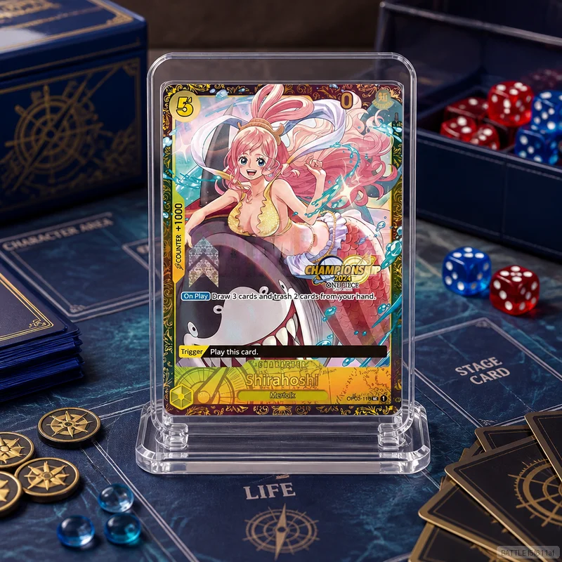 Shirahoshi OP03-116 en DIY OPCG Collection Cards Self Made Single Card Classic Game Anime Card Gift Toy 5PCS 10PCS Set